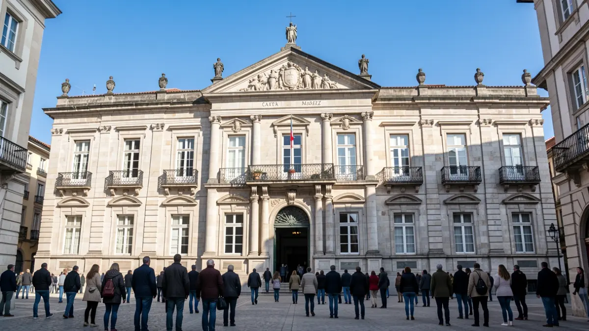 Generic image: Facade of the Vitoria-Gasteiz City Hall.