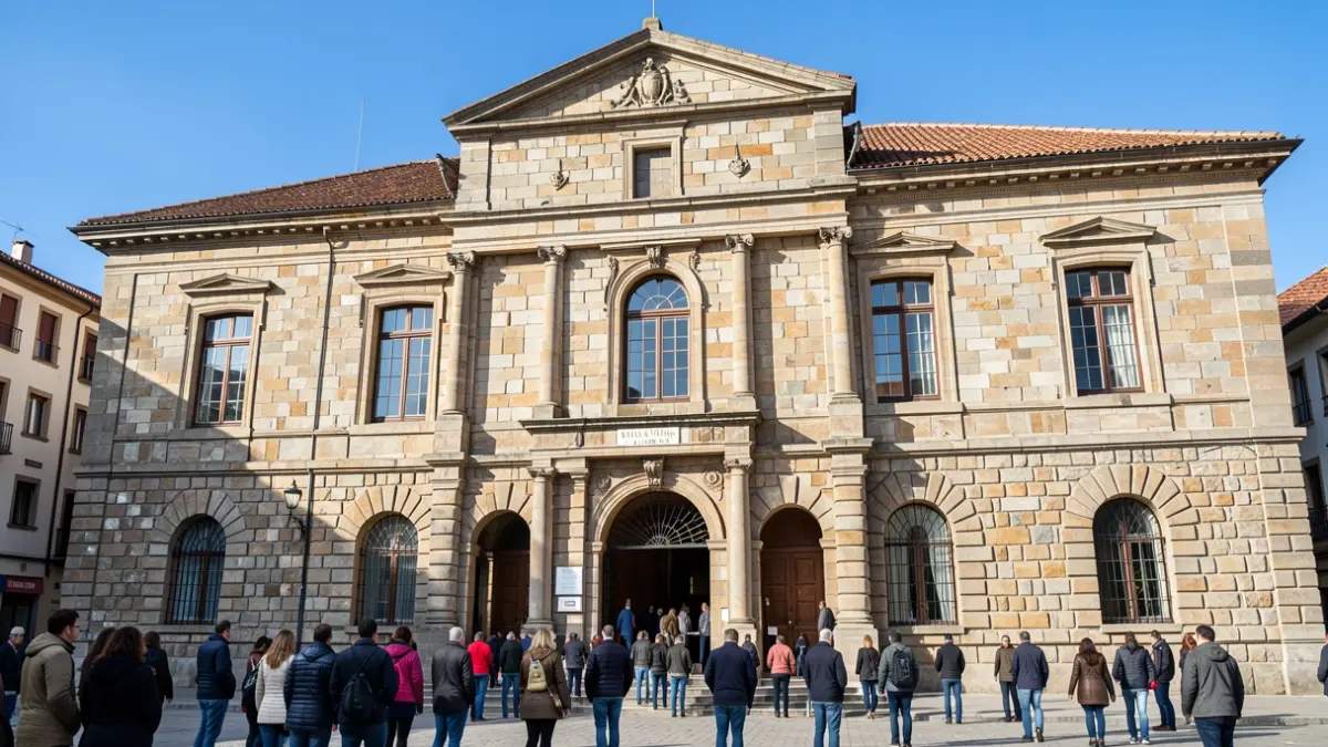 Generic image of the facade of the Palacio de Villa Suso in Vitoria-Gasteiz.