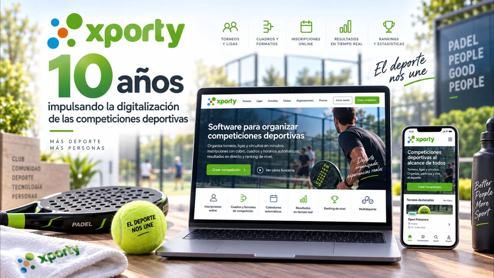 Xportyk 10 urte bete ditu kirol lehiaketen digitalizazioa bultzatzen