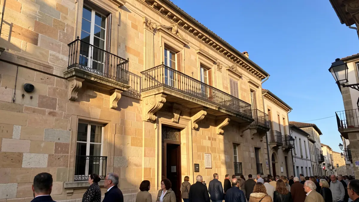 Generic image. Facade of a public institution, traditional architecture, daytime.