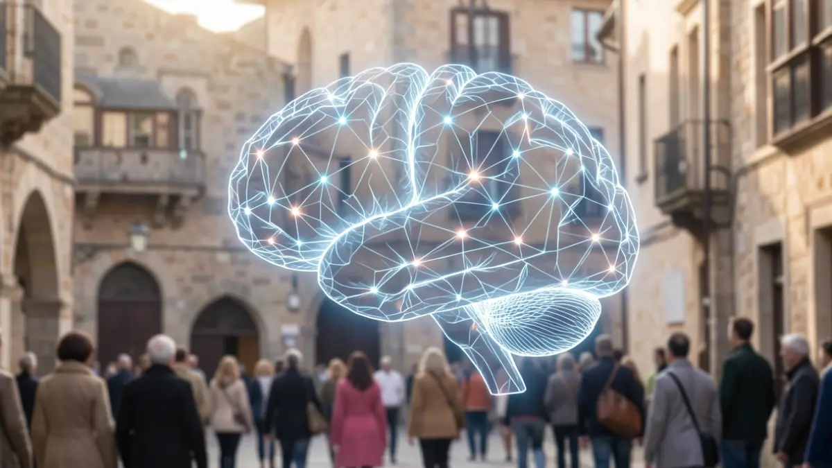 Generic image symbolizing a brain and data analysis.