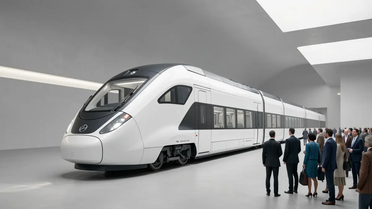 Abiadura handiko tren berri baten diseinu kontzeptua.