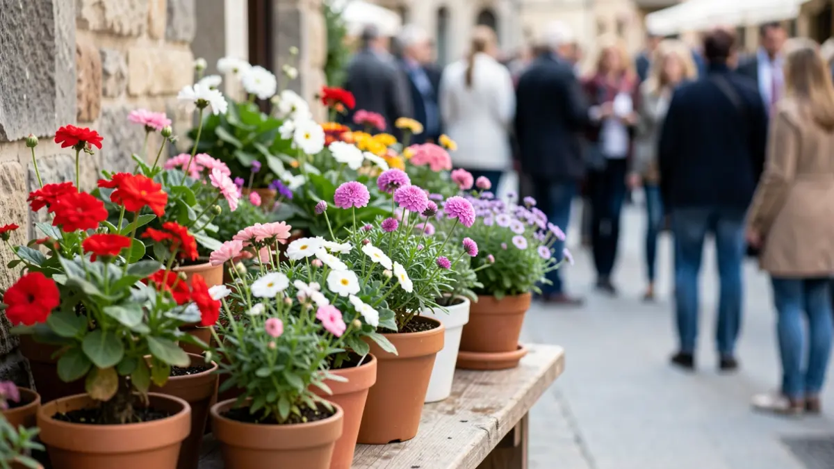 Generic image: Assortment of plants to be distributed by the Legazpi City Council, featuring colorful flowers.