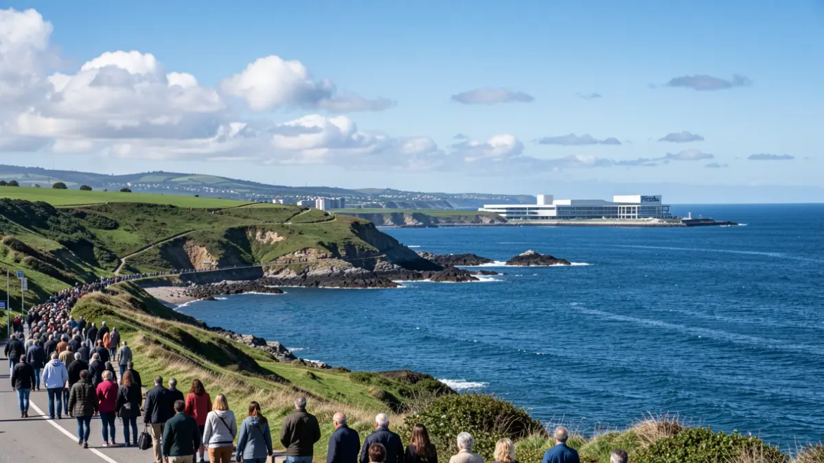 Generic image of the Basque coast and Ficoba.